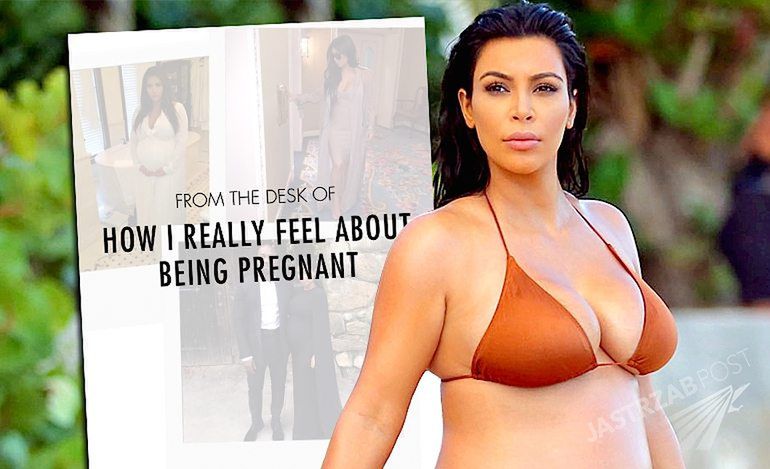 Kim Kardashian dodała osobisty wpis na blogu: "Ciąża to najgorsze doświadczenie w moim życiu"