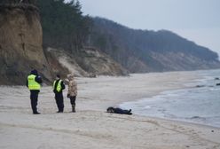 Makabryczne odkrycie na plaży. Morze wyrzuciło zwłoki mężczyzny