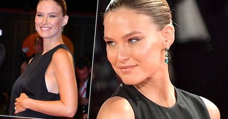 Bar Refaeli jest w ciąży! Na festiwalu w Wenecji pokazała duży zaokrąglony brzuszek
