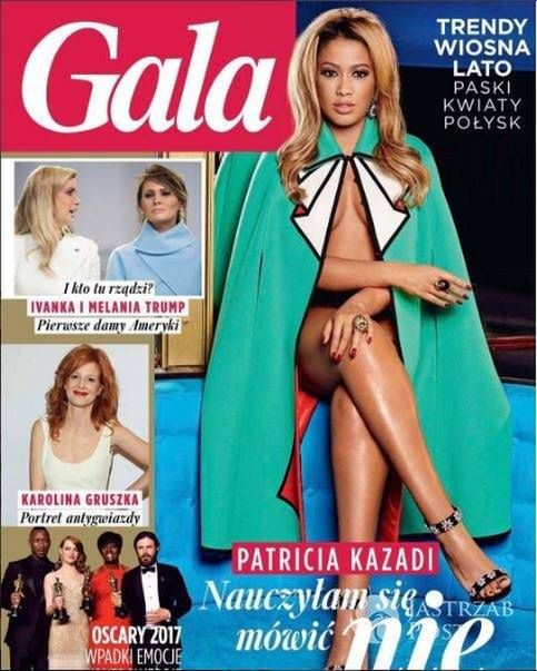 Patricia Kazadi na okładce "Gali"