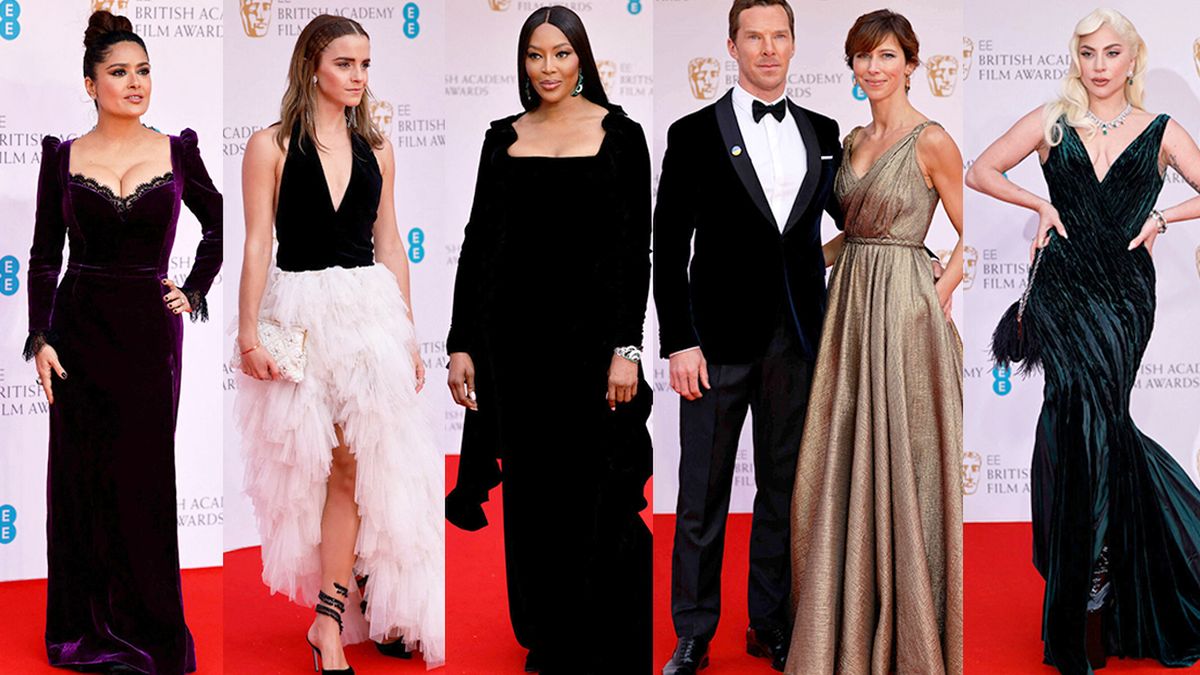 Gwiazdy na gali BAFTA 2022: Lady Gaga, Salma Hayek, Emma Watson, Naomi Campbell