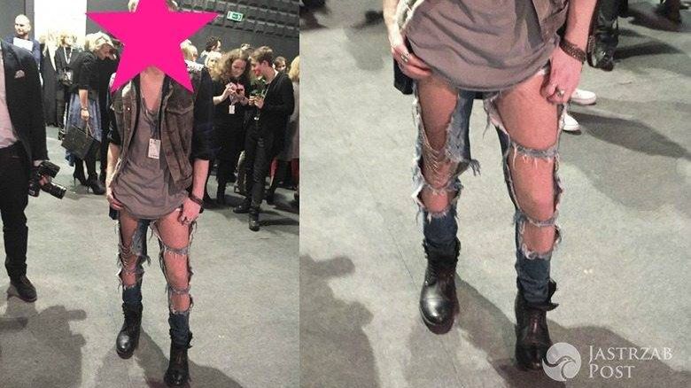 Spodnie z dziurami na Fashion Week Poland 2015