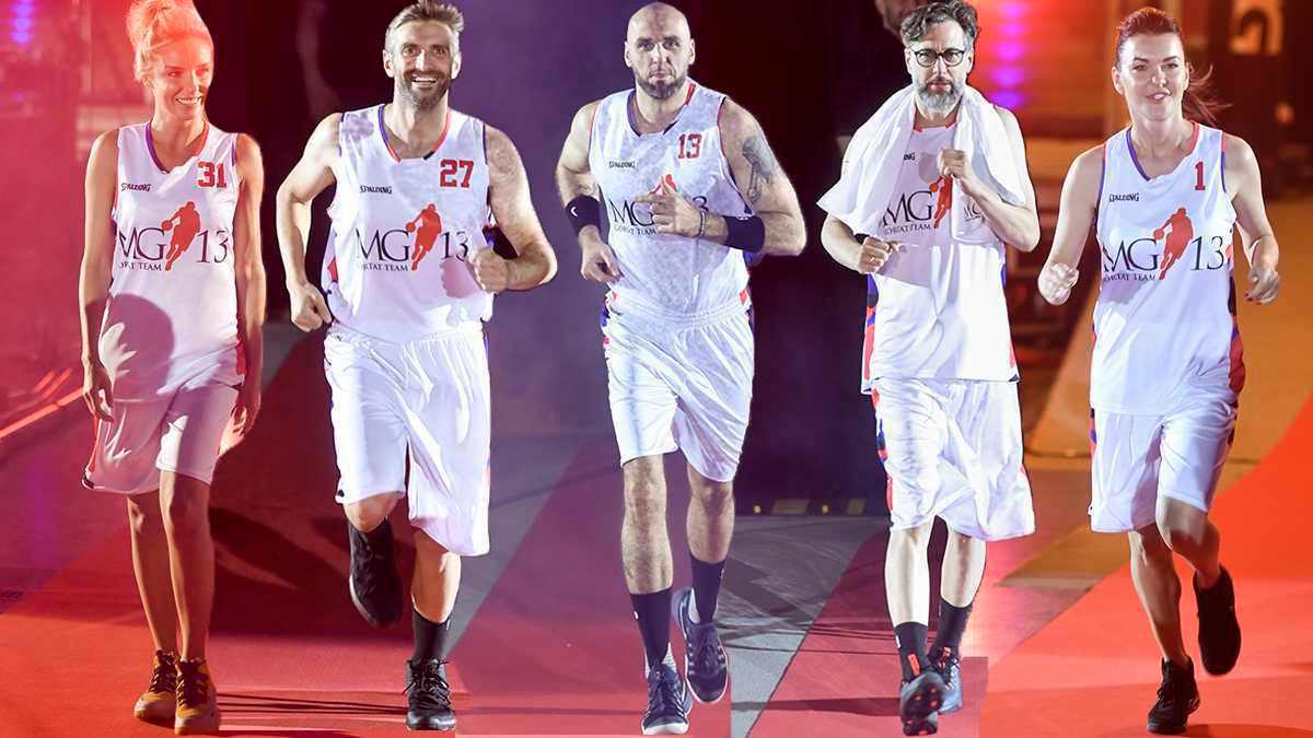 Wielki Mecz Gortat Team vs Wojsko Polskie 2019 z udziałem gwiazd: Agnieszka Radwańska, Szymon Majewski, Maciej Dowbor