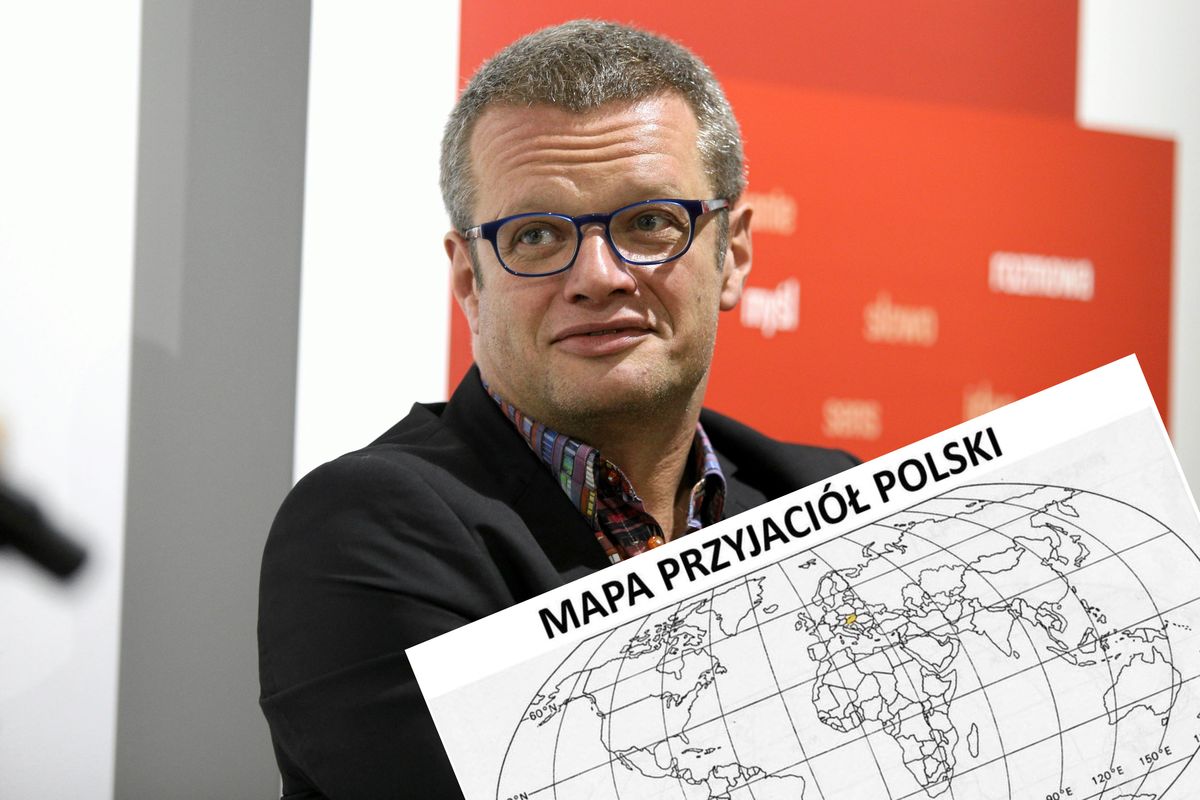 "Mapa przyjaciół Polski". Meller dowcipkuje