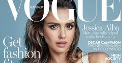Jessica Alba na okładce "Vogue Australia"