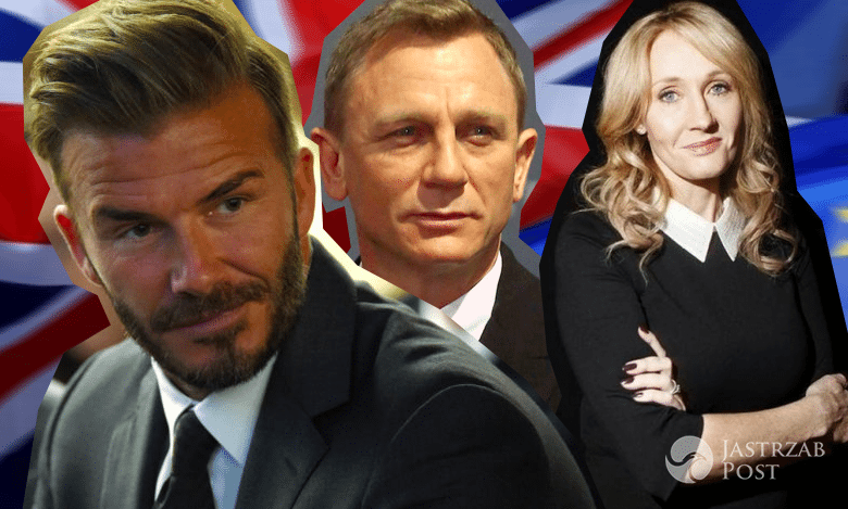 Słynni Brytyjczycy w sprawie Brexitu. David Beckham, J.K.Rowling, Keira Knightley, Daniel Craig, Emma Thompson i inni...