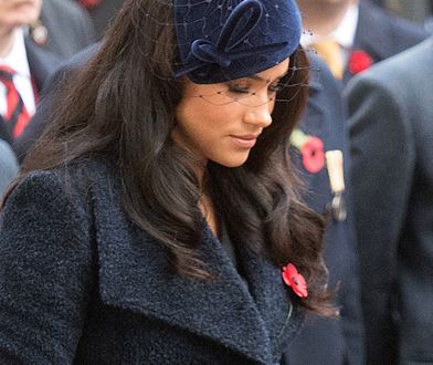 Smutna księżna Meghan. Pierwszy raz towarzyszyła Harry'emu