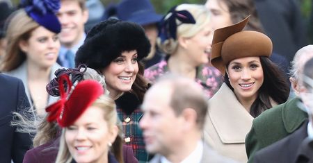Świąteczny spacer rodziny królewskiej. To pierwsze wspólne wyjście Kate i Meghan