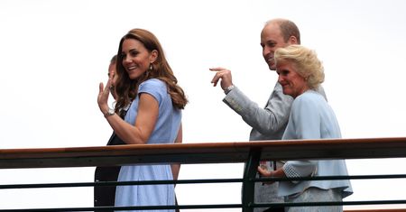 Kate i William na Wimbledonie. Radośni i uśmiechnięci
