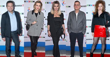 Gwiazdy na premierze spektaklu "Znieważeni": Racewicz, Kuligowska, Mrozowski, Lewandowski