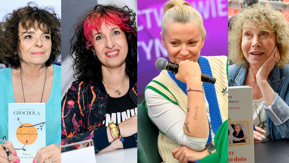 Gwiazdy na targach książki: Katarzyna Grochola, Dorota Szelągowska, Alicja Majewska