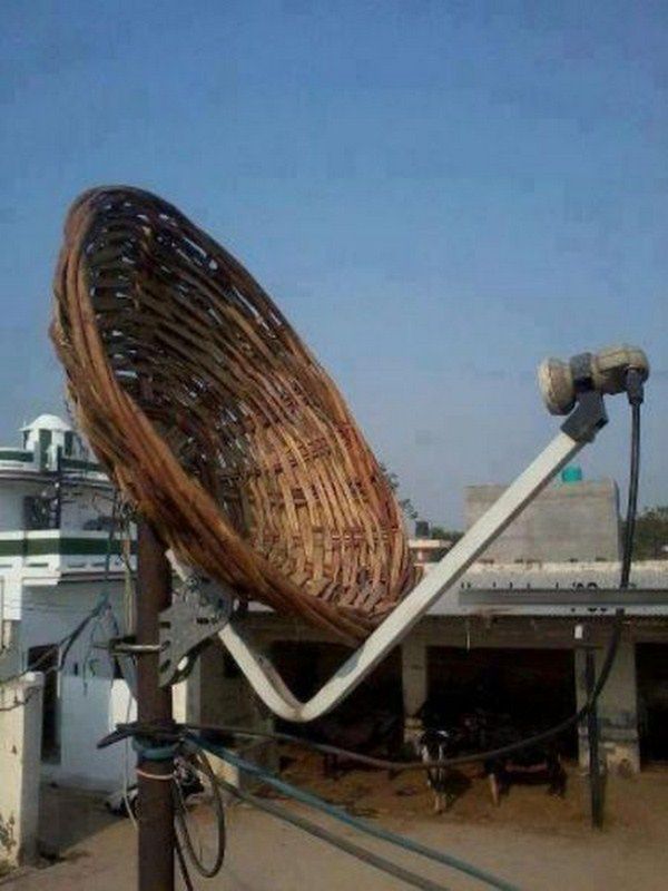 Nietypowa antena satelitarna