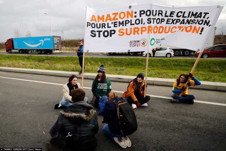 Pracownicy Amazona w Europie i USA zwracają uwagę na zmiany klimatyczne