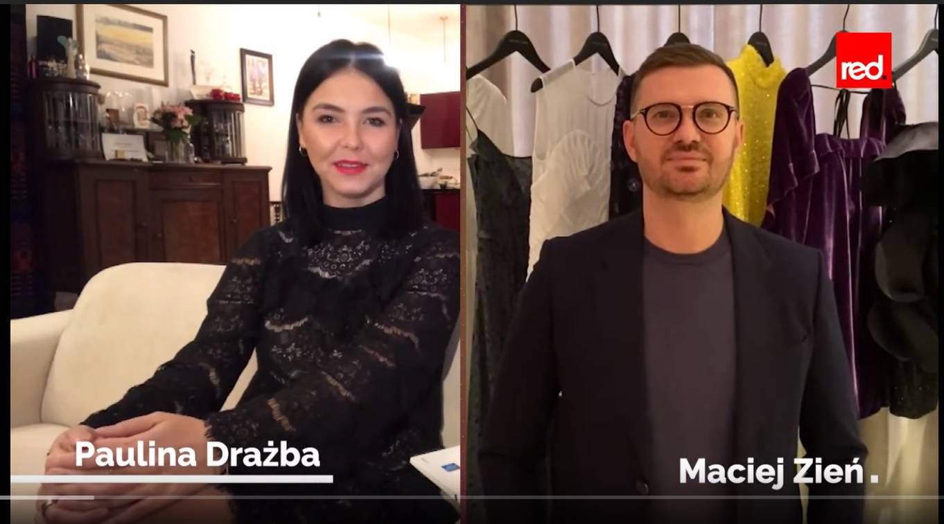 Paulina Drażba i Maciej Zień - kadr z programu Kryzysowy Czerwony Dywan