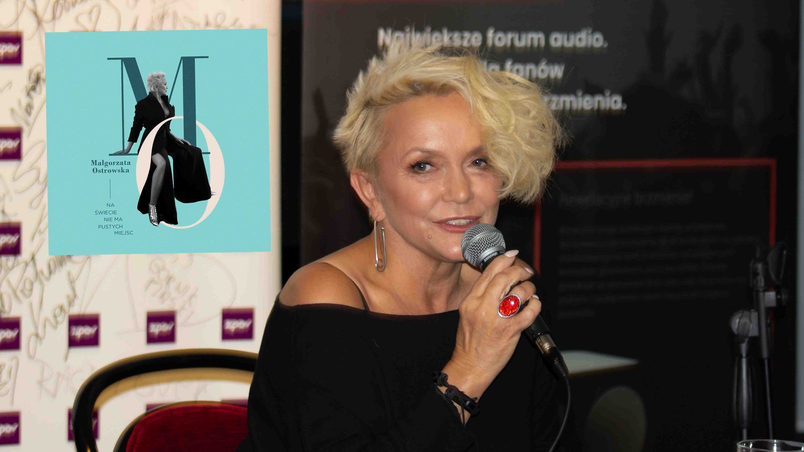 Małgorzata Ostrowska zadedykowała płytę zmarłemu menadżerowi