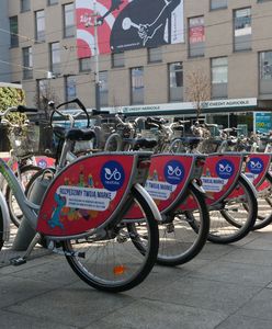 Katowice. System kompletny, 107 stacji rowerowych na terenie miasta