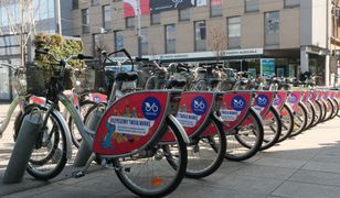 Katowice. System kompletny, 107 stacji rowerowych na terenie miasta