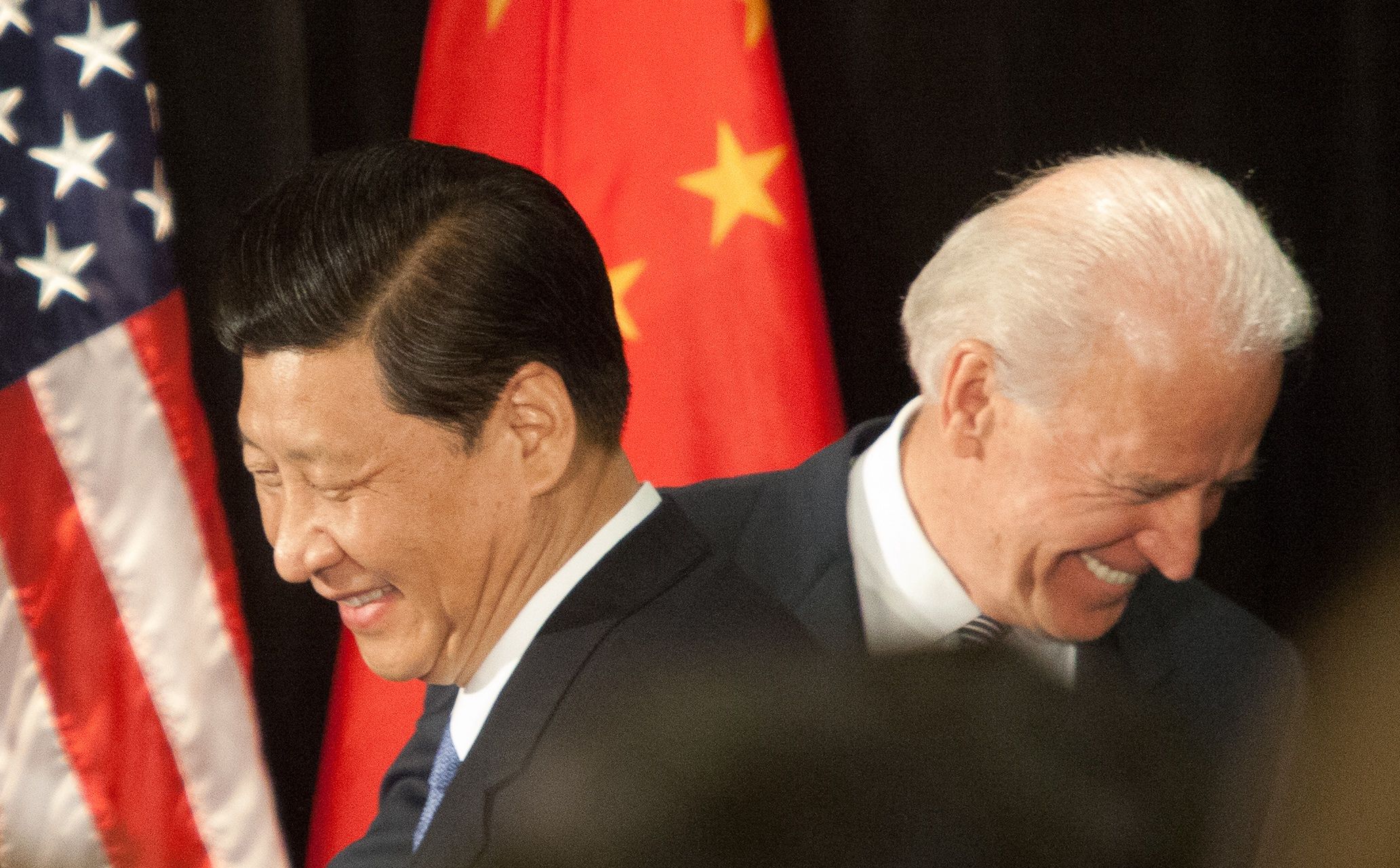 Chiński przywódca Xi Jinping i prezydent USA Joe Biden 