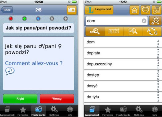 Rozmówki angielskie i francuskie na iPhone’a 2