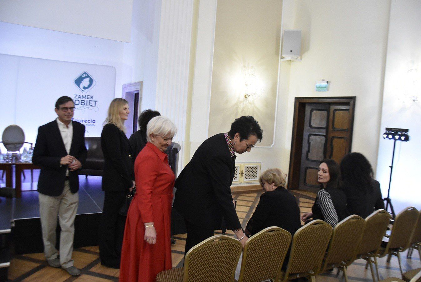 Wojewoda jest kobietą - spotkania na Zamku Książ w WAłbrzychu z udziałem pań - wojewodów