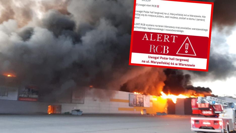 Pożar Centrum Handlowego Marywilska 44
