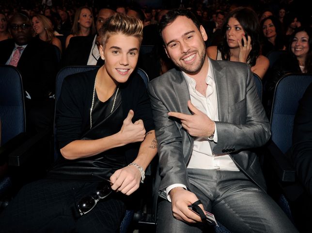 Justin Bieber i Scooter Braun