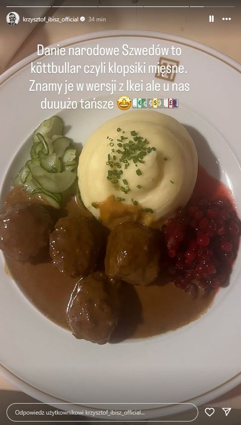 Krzysztof Ibisz w Sztokholmie z synem