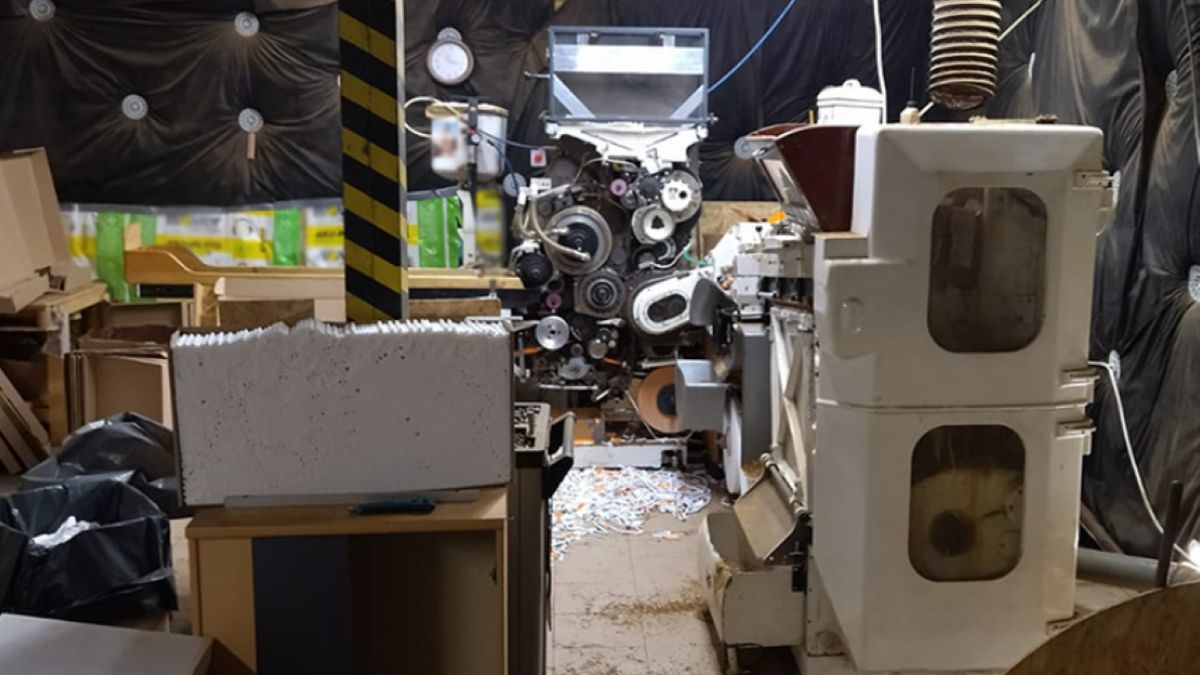 Papierosy zamiast pizzy. Likwidacja nielegalnej wytwórni