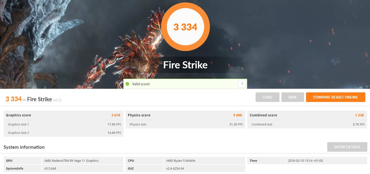 Fire Strike: nieco niższe detale – i można grać na zintegrowanej grafice