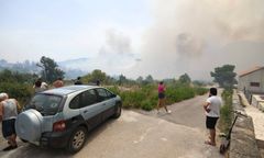 Zagrożony chorwacki kurort. Ogień pod Dubrownikiem