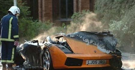 Wideo: Kolejne spalone Lambo