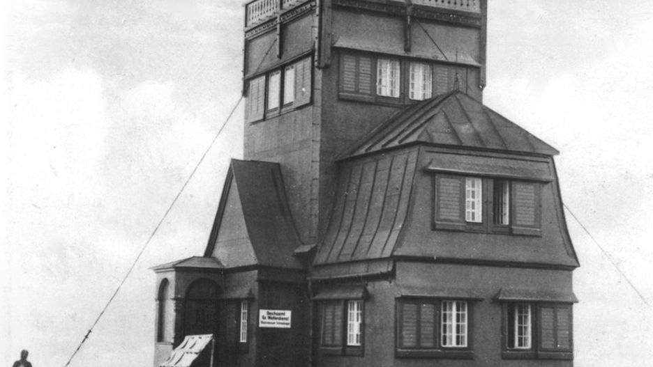Stare obserwatorium meteorologiczne na Śnieżce, 1942 r.