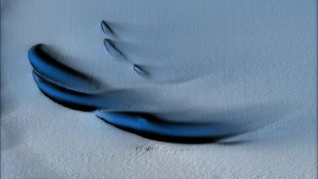 Shapes Beneath the Glacier (Antarctica)