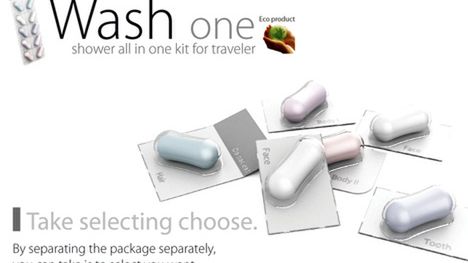 Wash One - cały zestaw do mycia na niewielkim paseczku 1