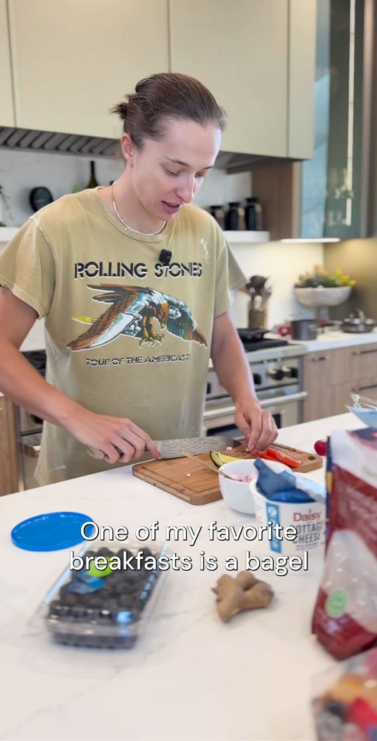 Iga Świątek w kuchni