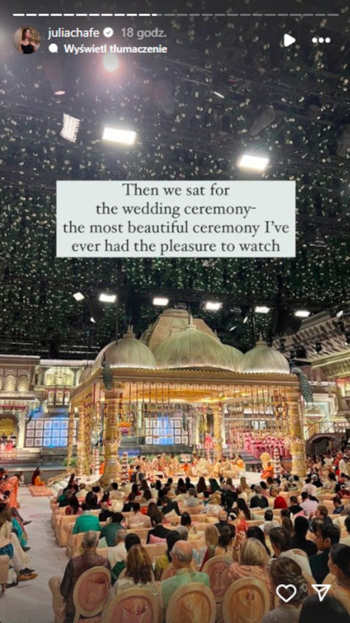 Influencerka pokazuje, jak wyglądał ślub syna najbogatszego człowieka Azji