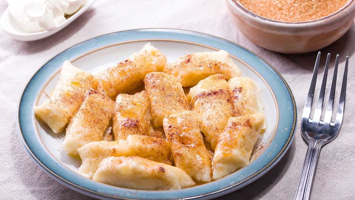 Pomysł na szybki obiad? Kluski leniwe.