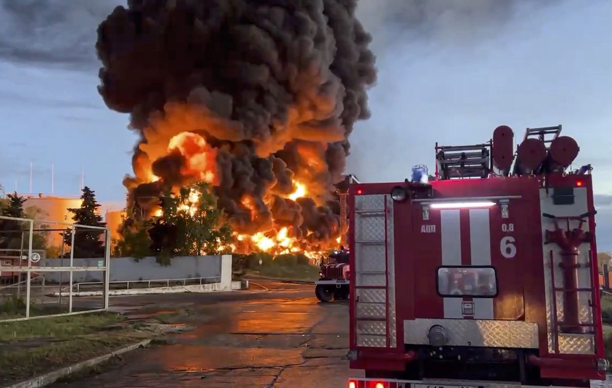Pożar w Sewastopolu