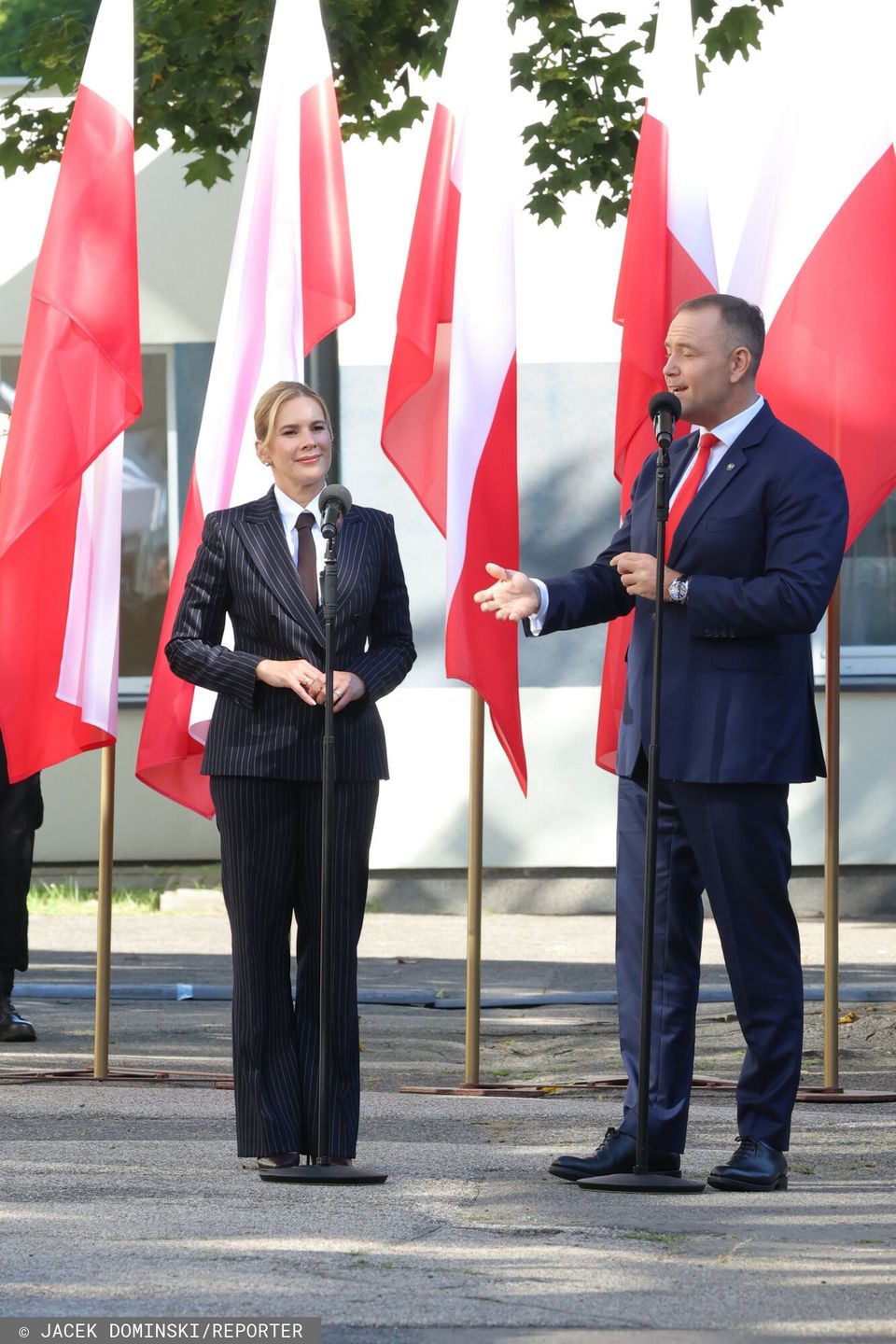 Marta Nawrocka na uroczystym rozpoczęciu roku szkolnego