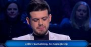 "Milionerzy". Odpadł na pytaniu za 1000 zł. "Trauma może pozostać"