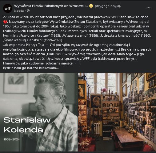 Nie żyje Stanisław Kolenda