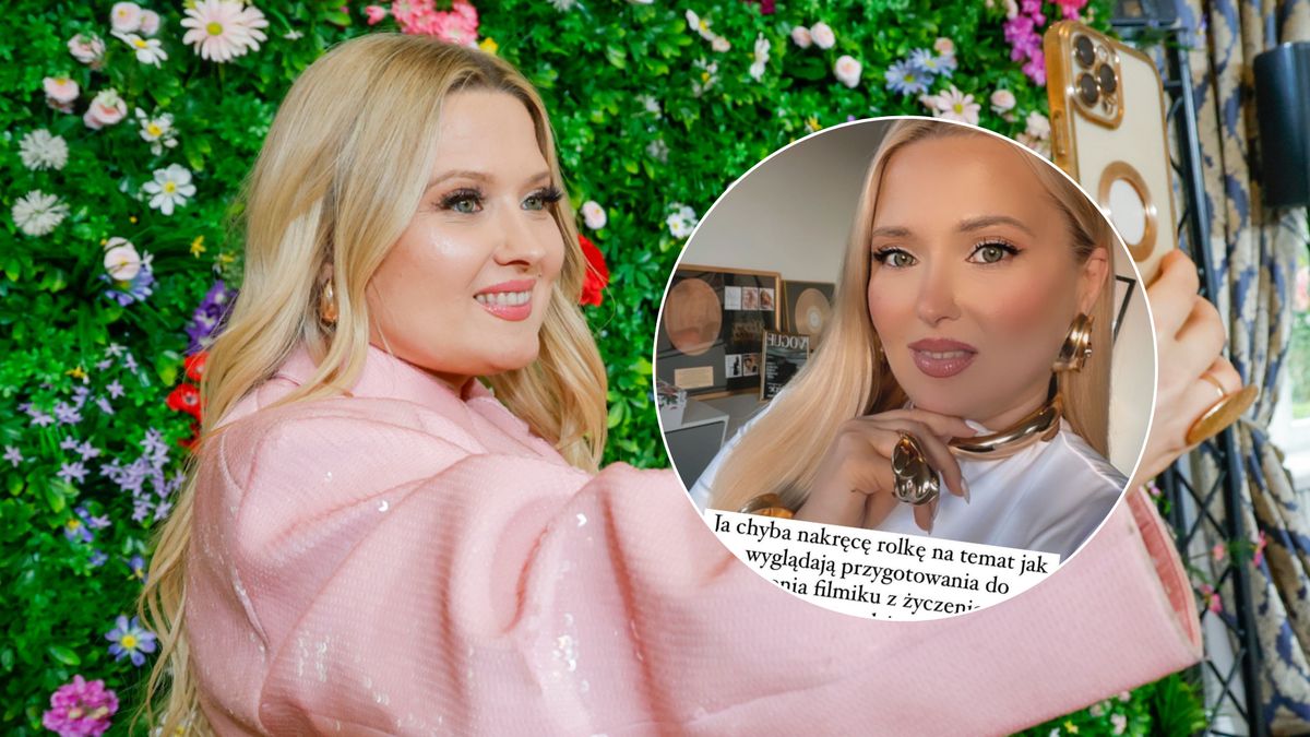 Gosia Andrzejewicz zabrała się za nagrywanie życzeń