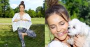 Edyta Herbuś ćwiczy jogę ze Stokrotką (ZDJĘCIA)