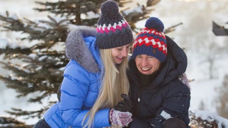 Kamil Stoch z żoną