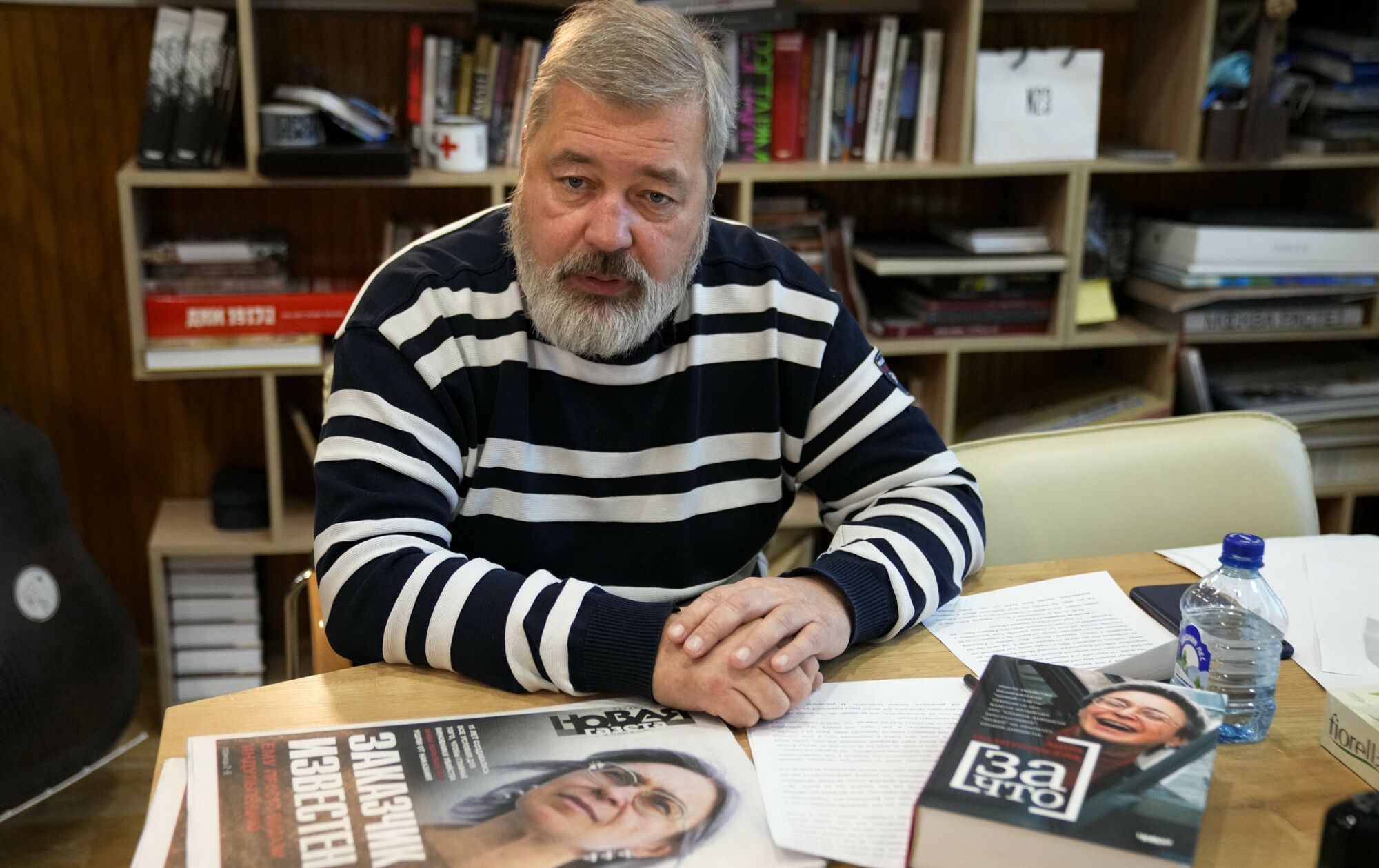 Dmitrij Muratow, naczelny "Nowej Gazety"