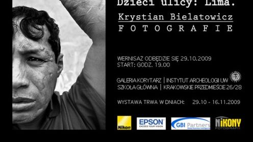 Wystawa Krystiana Bielatowicza "Dzieci Ulicy: Lima" w Warszawie 1