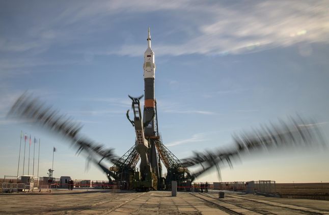 Sojuz MS-10 przed startem