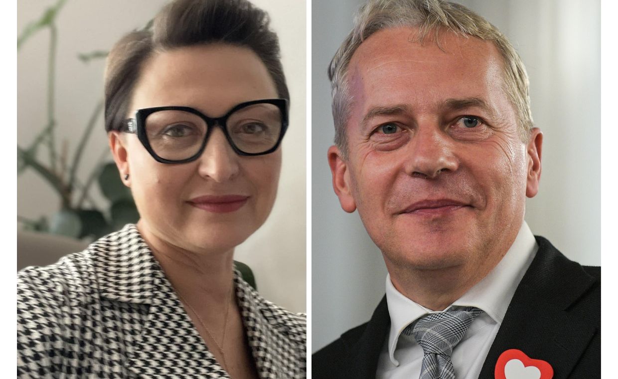 Katarzyna Stachowicz i Wojciech Saługa