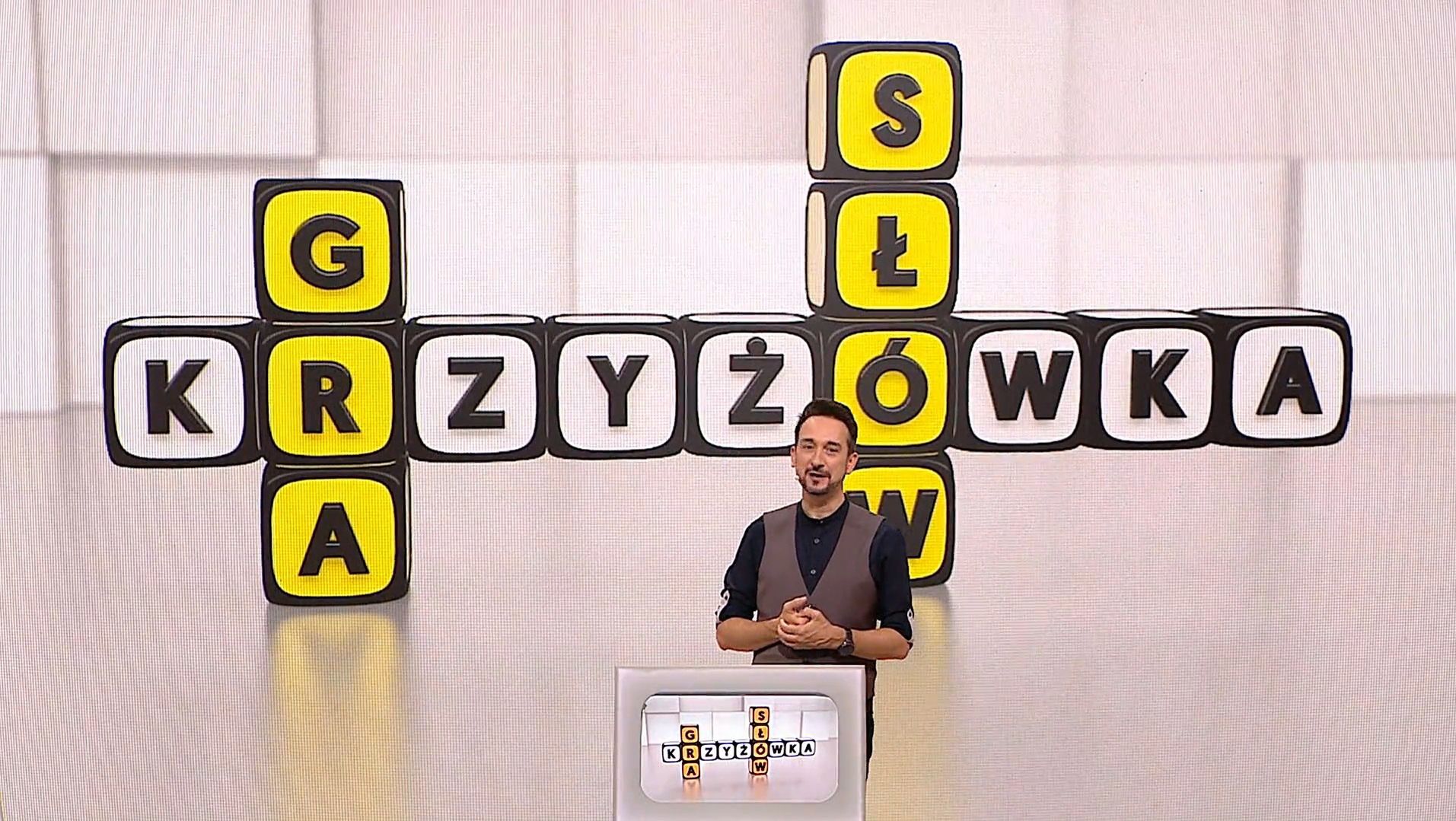 Radosław Brzózka w programie "Gra słów. Krzyżówka"