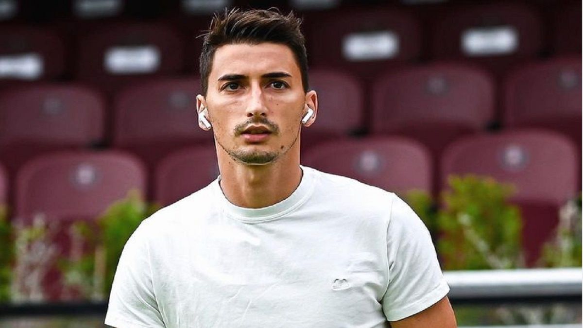 Filip Djuricić przed jednym z meczów